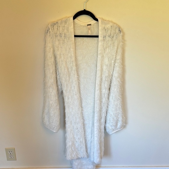 Free People Cardigan Soft Carmen Cardi Ivory - Picture 4 of 13